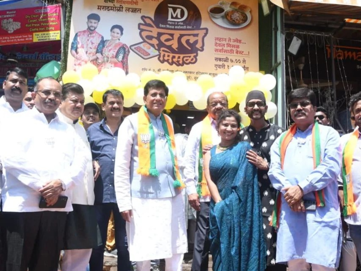 Marathi celebrity couple Swati Deval and Tushal Deval Started Misal outlet in borivali share photos 
