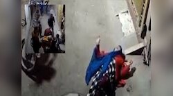 चिकन नीट शिजलं नाही, संतापलेल्या पतीने पत्नीला थेट खिडकीतून खाली फेकलं... Video व्हायरल