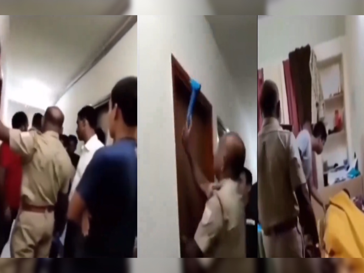 VIDEO : स्पर्धा परीक्षा देणाऱ्या मित्राने 2 तासांपासून दार उघडलं नाही; म्हणून पोलिसांना बोलवलं, त्यांनी दार उघडताच... title=