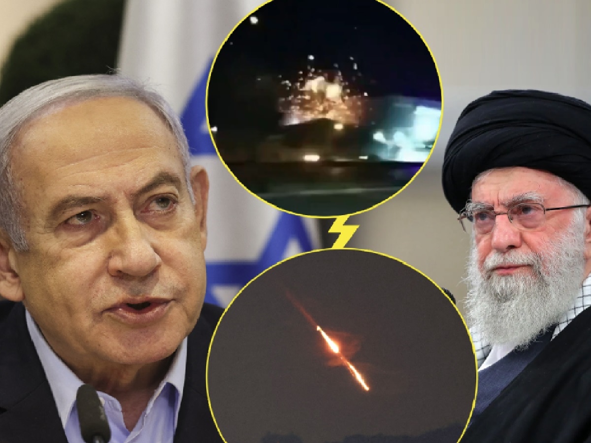 इस्रायलचा इराणवर मिसाईल हल्ला! एअरपोर्ट, Nuclear Plant असलेलं शहर स्फोटांनी हादरलं title=