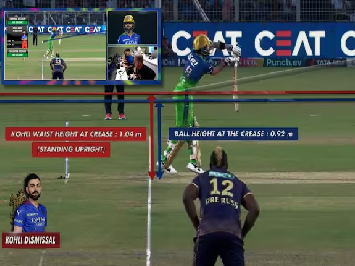 Virat Kohli: नो-बॉलवर विराट कोहलीला का दिलं आऊट? पाहा ICC चा नियम काय सांगतो... title=