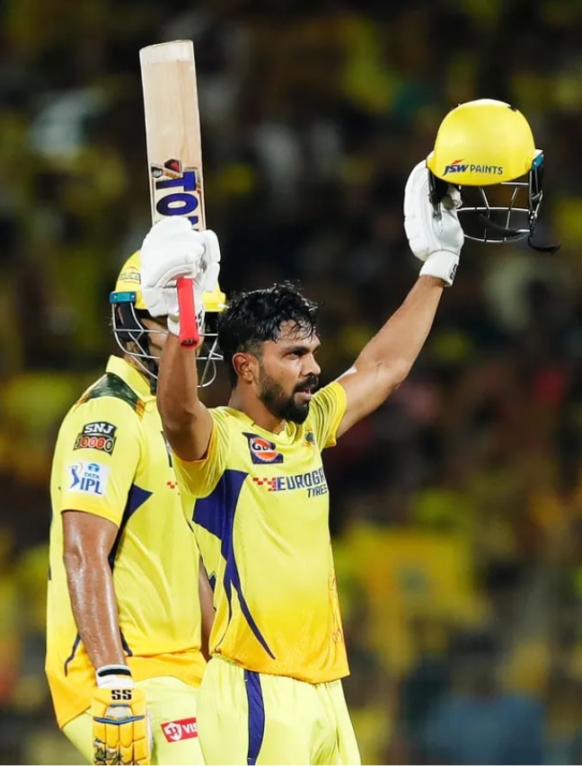 Ruturaj Gaikwad become First CSK captain in IPL history with a hundred