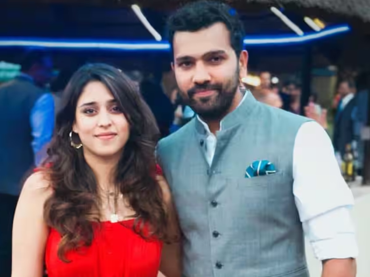 Rohit Sharma Ritika Sajdeh Love Story Cricket Marathi News