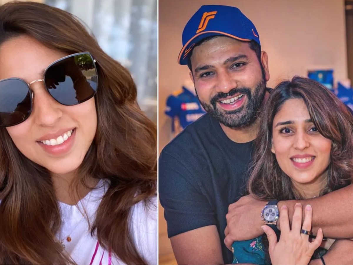 Rohit Sharma Ritika Sajdeh Love Story Cricket Marathi News