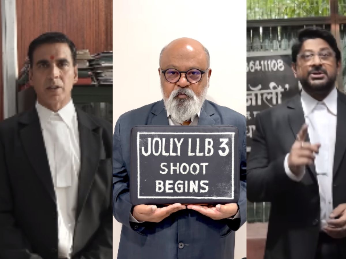 Jolly LLB 3: अक्षय कुमार की अर्शद वारसी... खरा जॉली कोण? अभिनेत्यांनी शेअर केला मजेशीर VIDEO title=