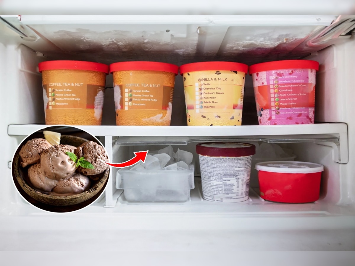 Kitchen Tips : अर्धवट संपलेला Ice Cream चा फॅमिली पॅक फ्रिजमध्ये ठेवता? तज्ज्ञ म्हणतात की... title=