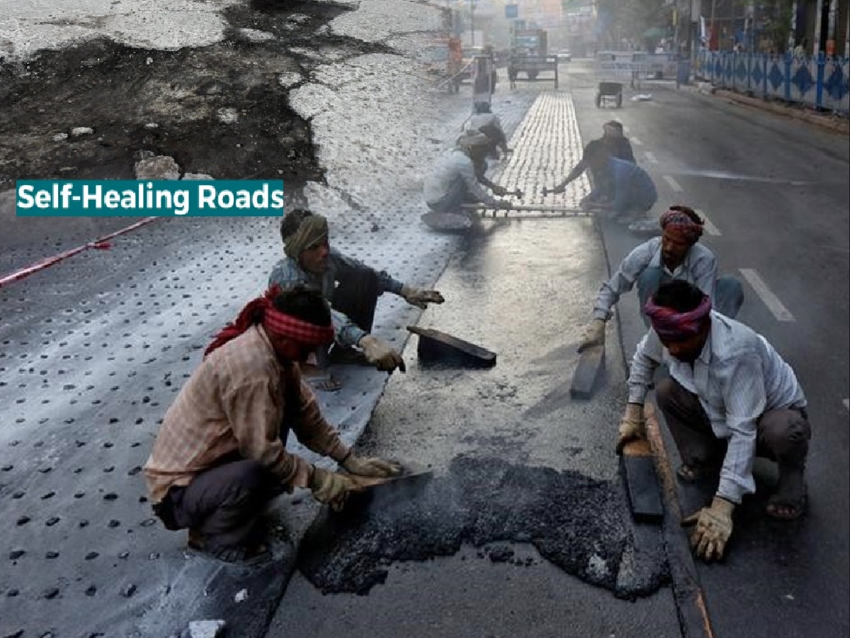 भारतात लवकरच आपोआप दुरुस्त होणारे रस्ते? NHAI ने सुरु केलं काम; खड्ड्यांची समस्या कायमची संपणार title=