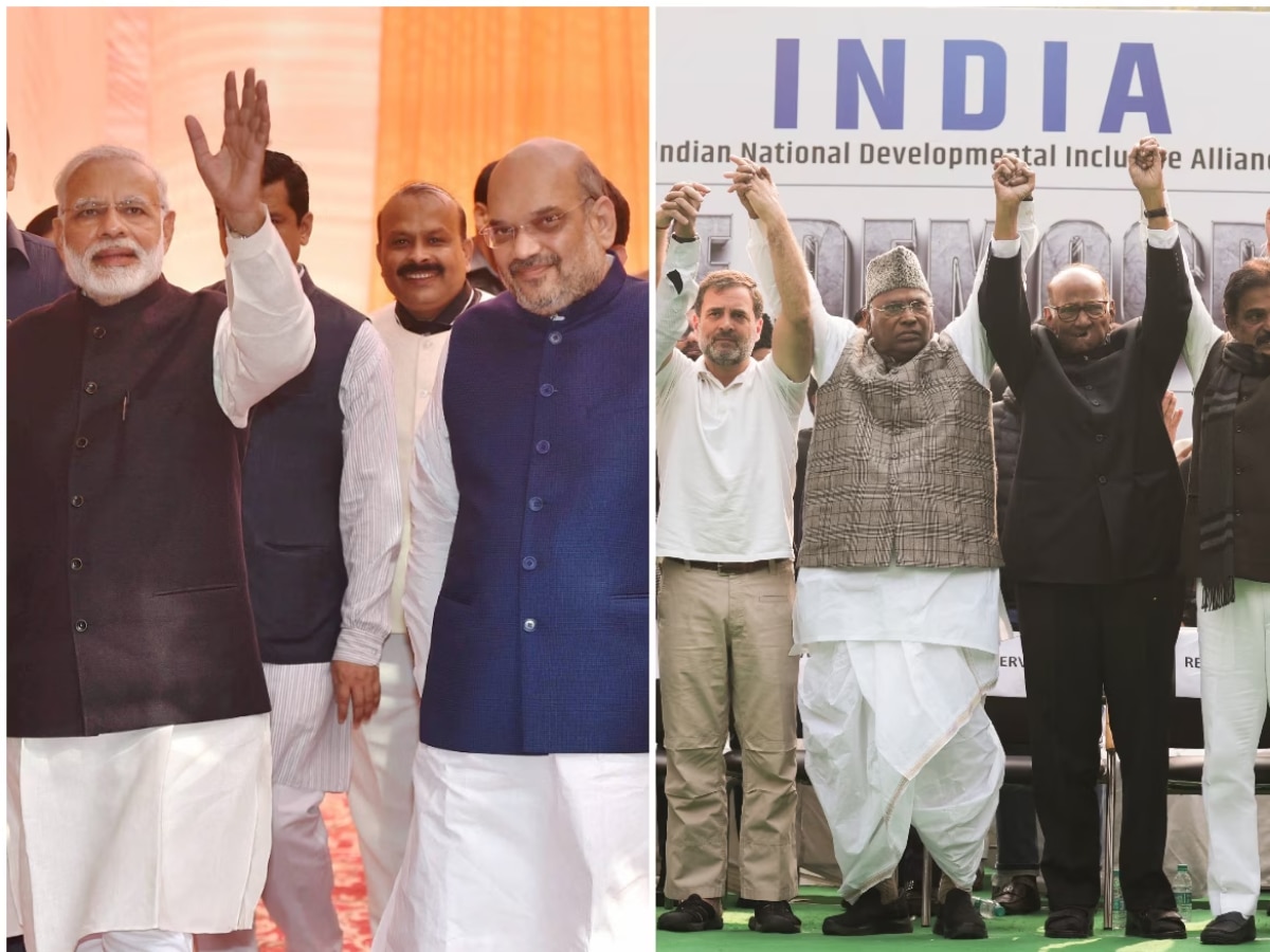 NDA vs 'INDIA': तिसऱ्या टप्प्यात 93 जागांवर मतदान, मतदारांचा कौल कोणाला? title=