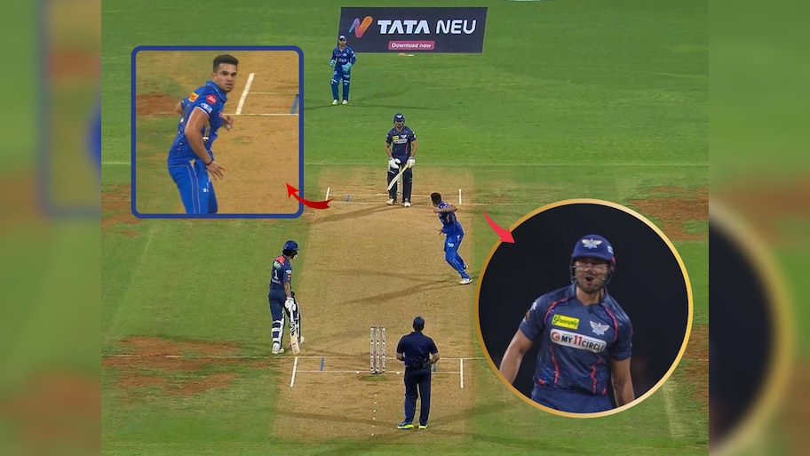 Arjun Tendulkar ने घेतला मार्कस स्टॉयनिसशी पंगा, थेट बॉल उगारला अन्... पाहा Video