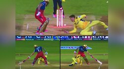 RCB vs CSK : Faf du Plessis आऊट की नॉट आऊट? Video पाहून तुम्हीच सांगा