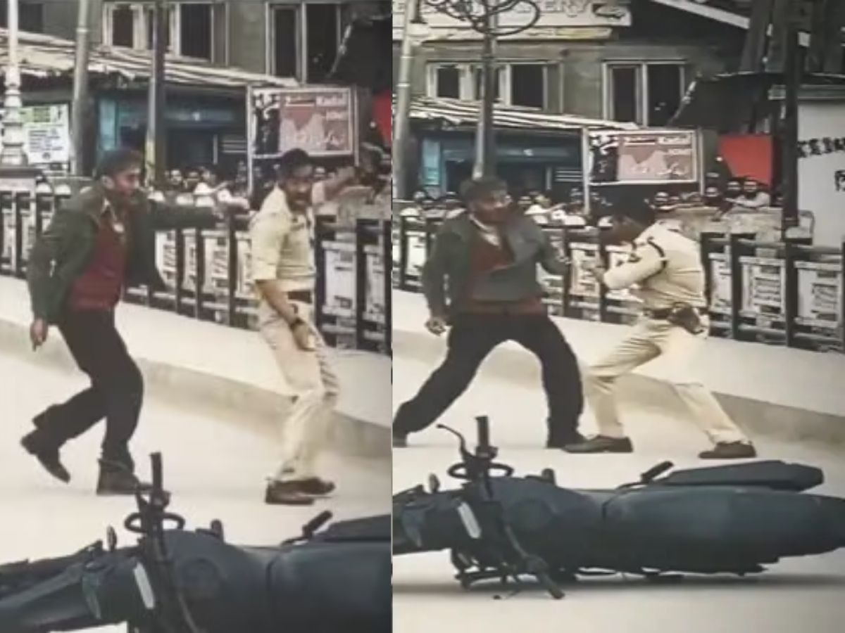 बॉलिवूडचे Action Hero खरंच अ‍ॅक्शन करताता का? अजय देवगणचा 'सिंघम अगेन' मधील VIDEO लीक title=