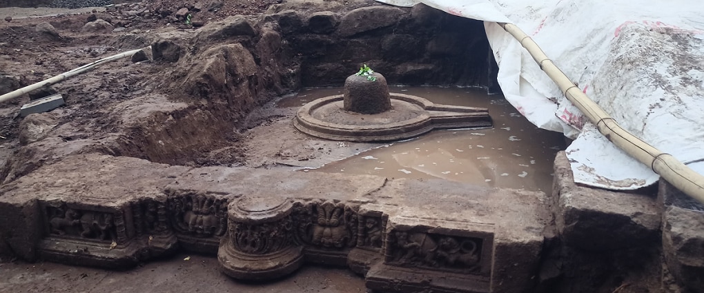 Buldhana Sindakhed raja ancient shiva temple found during excavations photos viral 