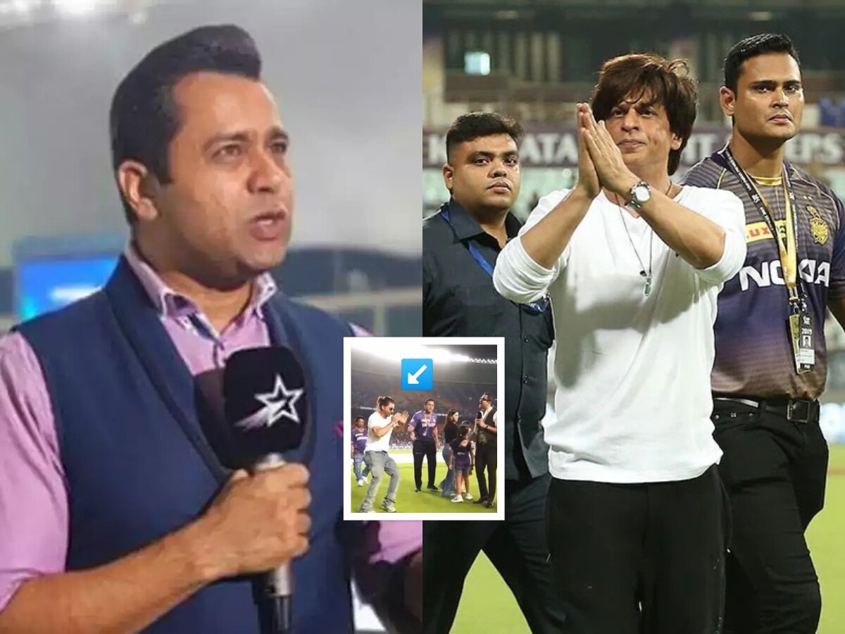 'मला माफ कर,' शाहरुख खानने मैदानातच हात जोडून मागितली माफी; आकाश चोप्रा म्हणाला 'अरे तू...' title=