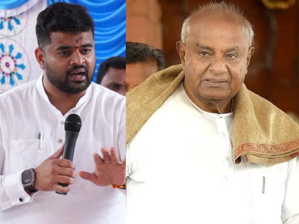 Karnataka Sex Scandal : 'मी जिवंत आहे तोपर्यंत...', माजी पंतप्रधानांचा प्रजव्वल रेवण्णाला कडक शब्दात इशारा title=