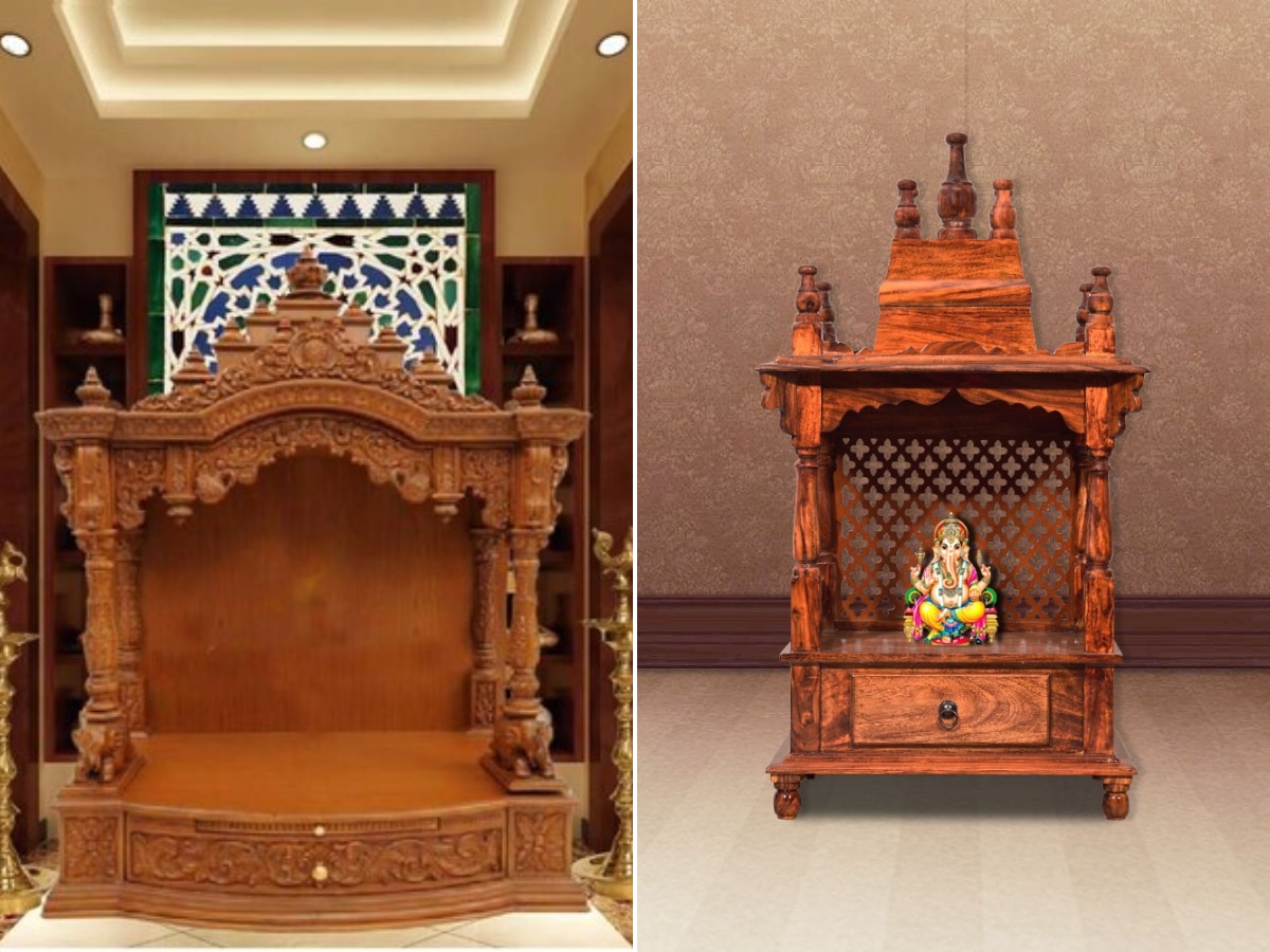 Vastu Tips : लाकडी मंदिर घराच्या कोणत्या दिशेला असावं? काळजी कशी घ्यावी title=