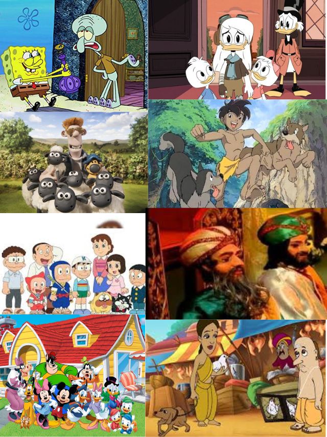 90's indian kids favoirate cartoons list information 