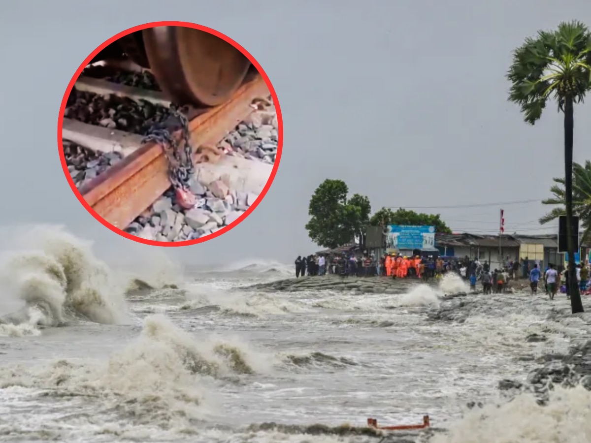 Cyclone Remal Video: उध्वस्त करणारा वारा, फेसाळणाऱ्या उंच लाटा; पश्चिम बंगालच्या किनारपट्टीवर धडकलं 'रेमल' चक्रीवादळ title=