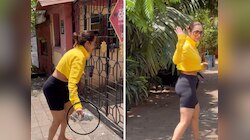 रस्त्यावरचा कचरा उचलूनही ट्रोल झाली मलायका अरोरा, कारण...; Video Viral