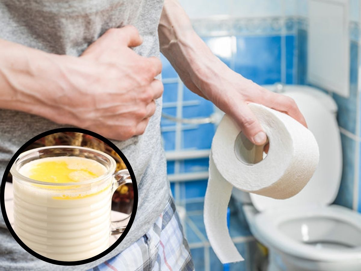health tips in marathi warm milk and ghee are best remedies for constipation 
