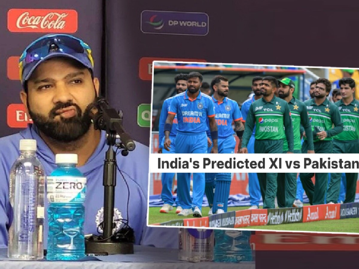 India Predicted XI vs Pakistan: इच्छा असूनही पाकिस्तानविरुद्ध 'या' 2 दोघांना मैदानात उतरवता येणार नाही title=