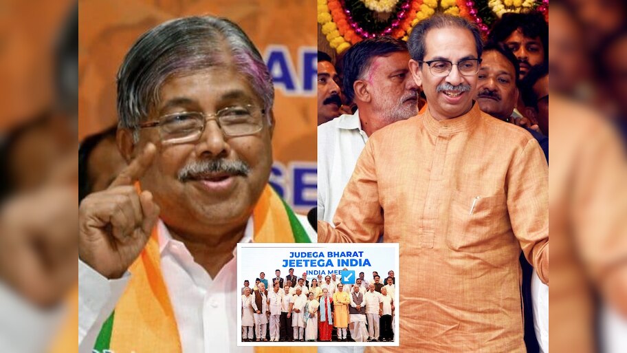 'माझे मित्र...' चंद्रकांत पाटलांकडून उद्धव ठाकरेंचं जाहीर कौतुक; नंतर म्हणाले 'हा भगवा नव्हे तर हिरवा...'