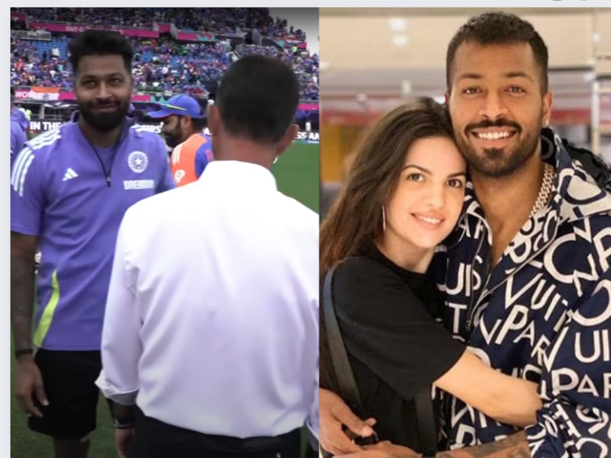 घटस्फोटाच्या चर्चेवर Hardik Pandya ची प्रतिक्रिया, रिकी पॉटिंगच्या प्रश्नावर दोन शब्दात दिलं उत्तर, पाहा Video title=