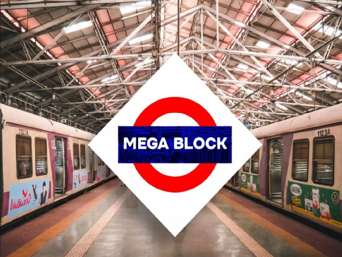 Mumbai Local Megablock : मुंबईकरांनो, घरातून निघताना लोकलचं वेळापत्रक तपासा! मुख्य, हार्बर मार्गावर मध्य रेल्वेचा मेगाब्लॉक title=