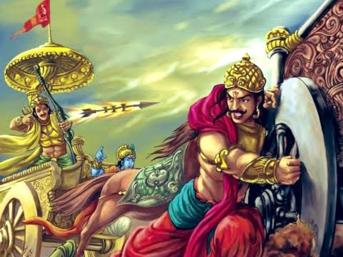 Mahabharat Story : अर्जुनापेक्षा बलवान कर्णाचा मृत्यू कसा झाला? श्रीकृष्ण का ठरला कारण? title=