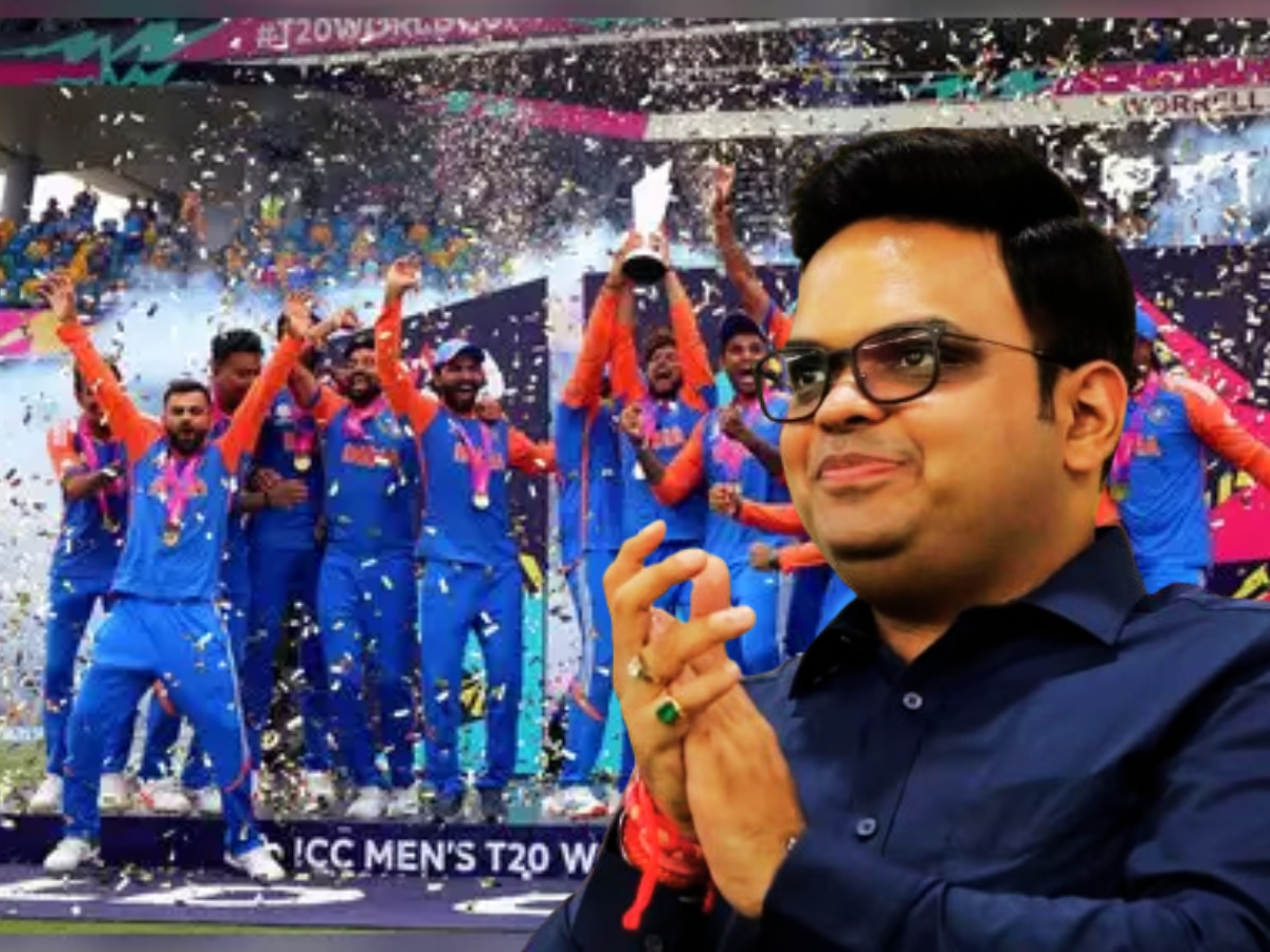 वर्ल्ड कप जिंकल्यानंतर टीम इंडियाचे खेळाडू मालामाल, बीसीसीआयकडून 'इतक्या' कोटींची बक्षिस जाहीर title=