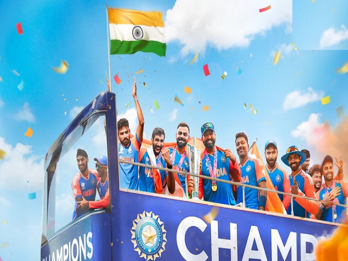 फ्री..फ्री..फ्री, टीम इंडियाच्या विजयी रॅलीत व्हा सहभागी, वानखेडेवर चाहत्यांसाठी मोफत एन्ट्री... असा आहे संपूर्ण कार्यक्रम title=