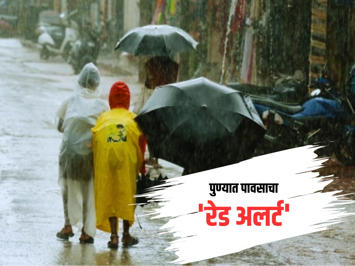 Pune Rain : पुण्यात पावसाचा 'रेड अलर्ट', 'या' तालुक्यातील शाळांना सुट्टी जाहीर title=