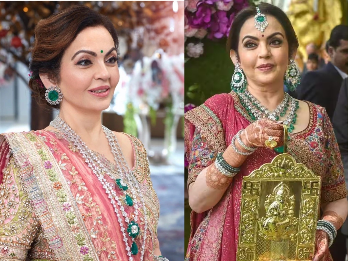 Nita Ambani Jewelry Collection Anant Radhika Wedding Marathi News