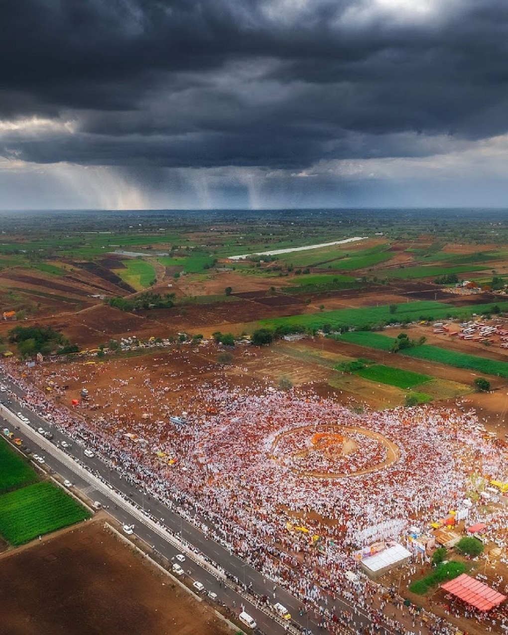 Ashadhi Ekadashi 2024 best photos status ringan drone shots