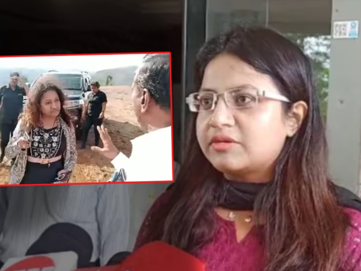 पूजा खेडकरांना आणखी एक धक्का; आई मनोरमा लॉजमधून पोलिसांच्या ताब्यात! Video भोवला