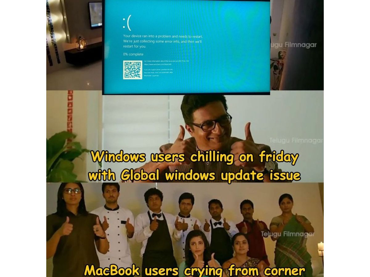 Microsoft Global Outage Netizens Share Hilarious memes viral on Social Media