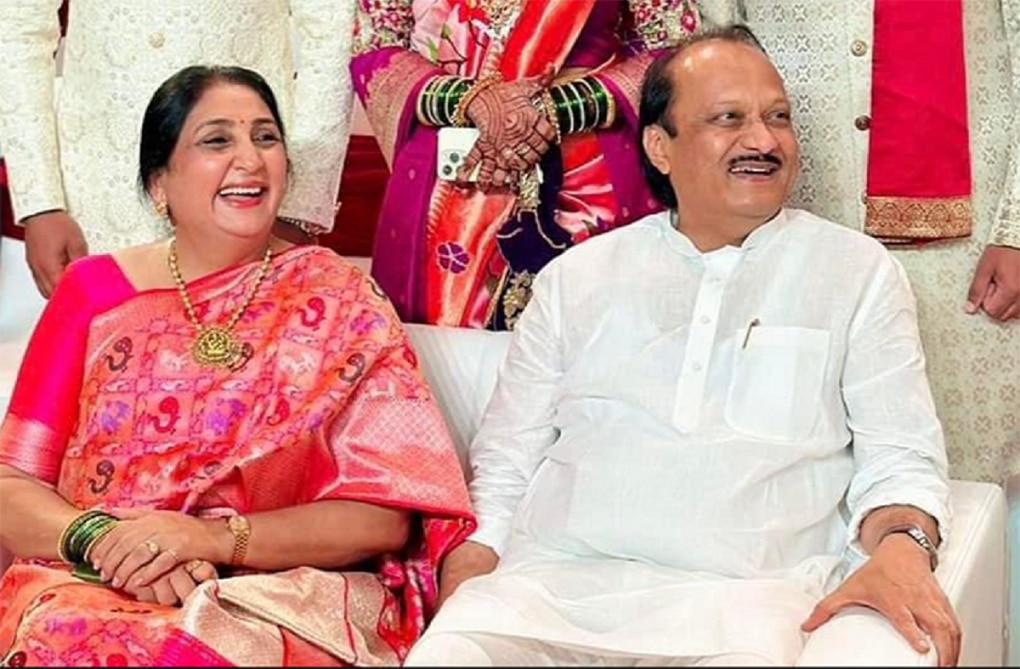 Ajit pawar birthday deputy cm gets best wish from wife mp sunetra pwar shares photo 