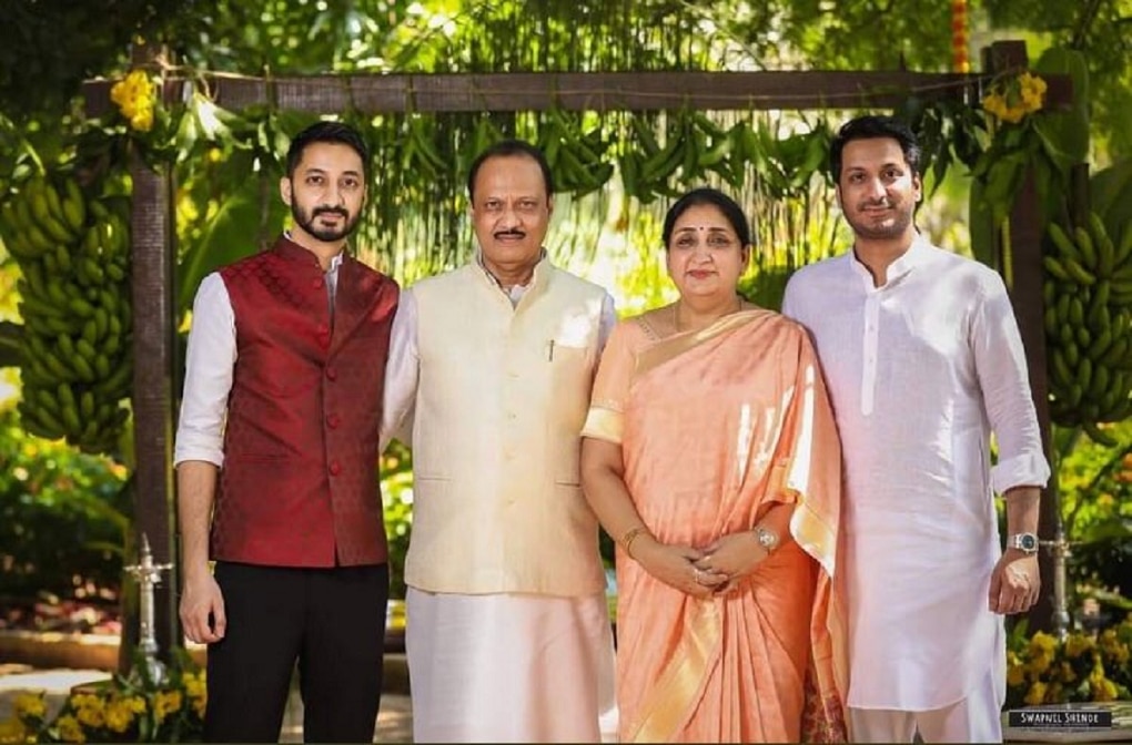 Ajit pawar birthday deputy cm gets best wish from wife mp sunetra pwar shares photo 