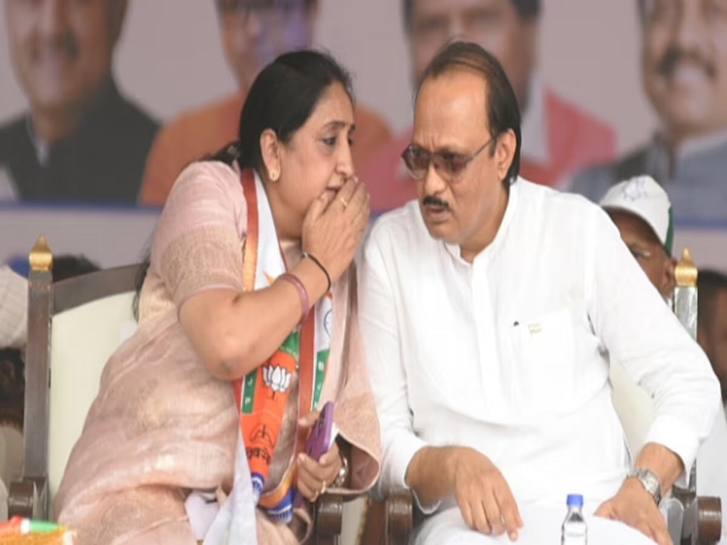 Ajit pawar birthday deputy cm gets best wish from wife mp sunetra pwar shares photo 