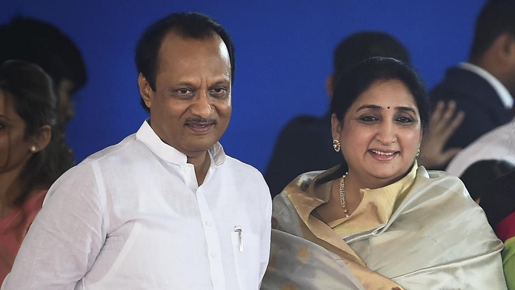 Ajit pawar birthday deputy cm gets best wish from wife mp sunetra pwar shares photo 