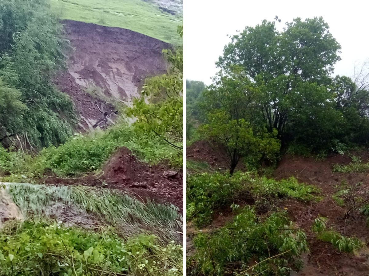 Maharashtra Rain Alert Heavy Rain in Pune Mumbai Thane Raigad Palghar Waterlogging Landslide Latest Photos