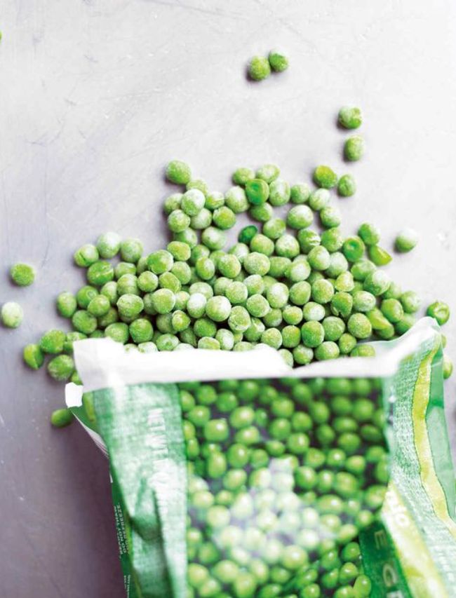 side effects of eating frozen peas 