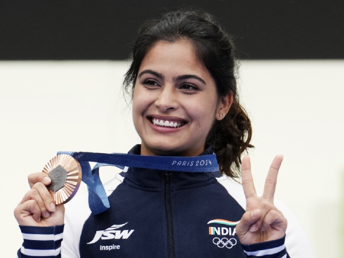 Indian Shooter Manu Bhakar Education Networth Olympics 2024 Marathi News