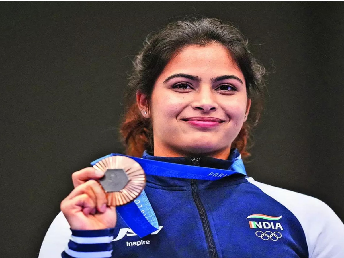 Indian Shooter Manu Bhakar Education Networth Olympics 2024 Marathi News