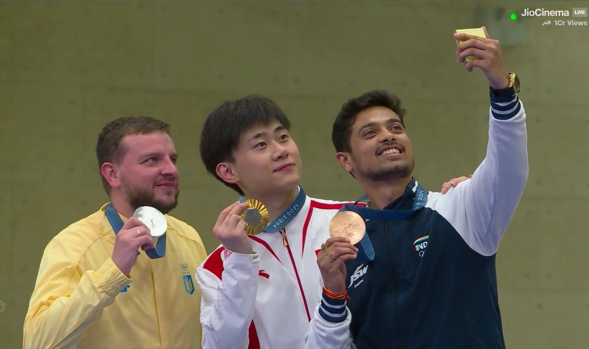 Swapnil Kusale Wins Bronze