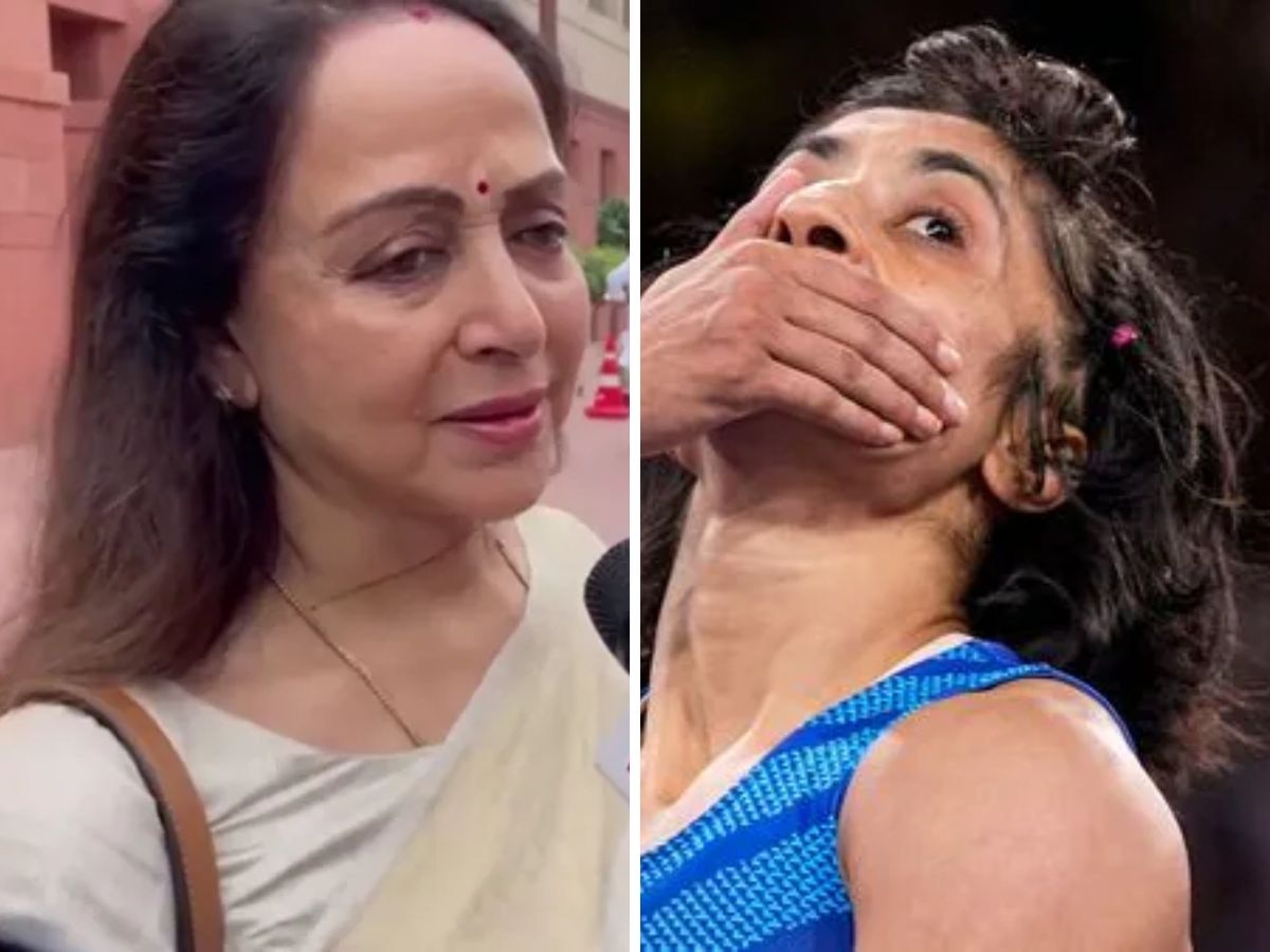 विनेश फोगाट अपात्र ठरल्यानंतर हेमा मालिनींची प्रतिक्रिया, पण नेटकऱ्यांनी केलं ट्रोल; म्हणाल्या, वजन नियंत्रणात... 