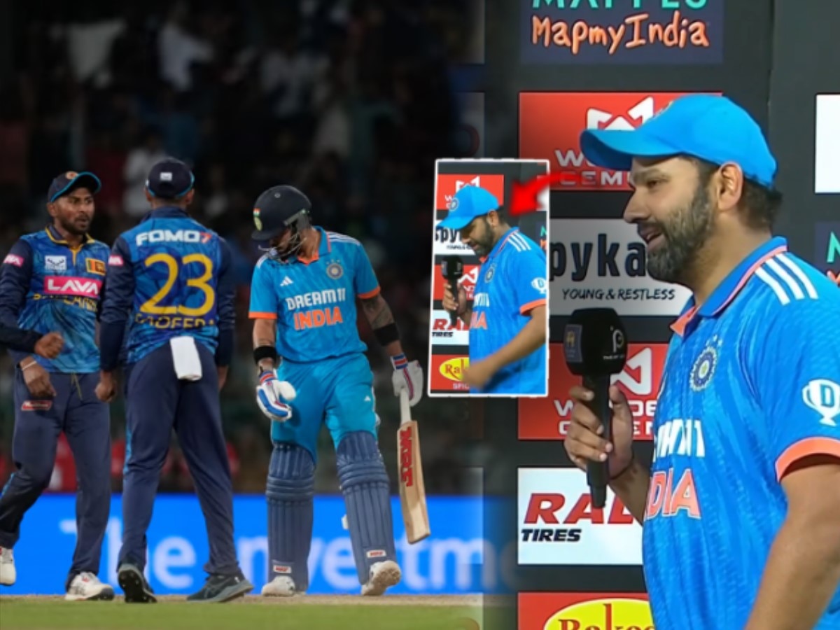 Video: रोहित कुत्सित हसून जर्सीकडे पाहत म्हणाला, 'हा जोकच आहे, मी कॅप्टन असेपर्यंत...'