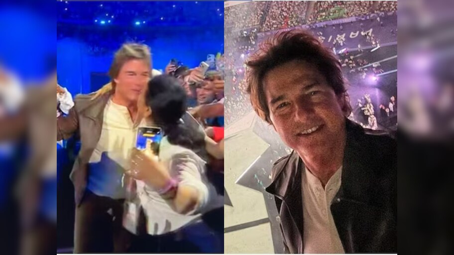 Olympic मध्ये Tom Cruise ला महिलेनं बळजबरी केलं Kiss, 'हेच पुरुषानं केलं असतं तर..?'