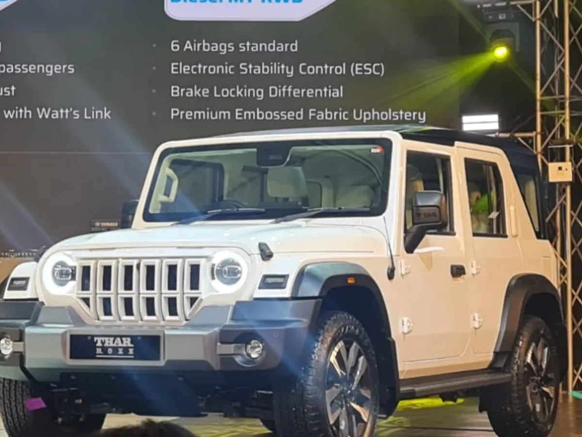 Mahindra 5  Door Thar Roxx Launched Features Price Pics Tech Marathi News