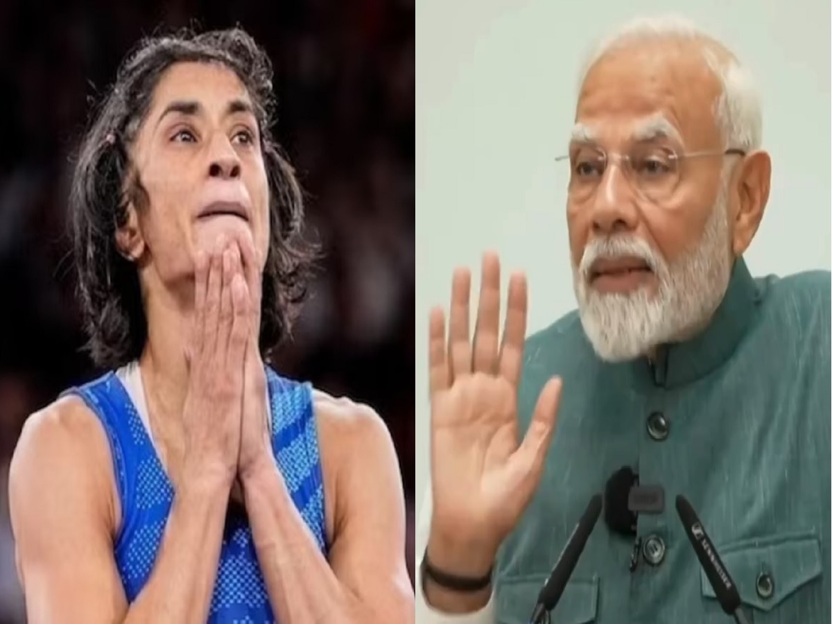 PM On Vinesh Phogat : 'विनेश पहिली भारतीय जिने....' पदकाची याचिका फेटाळल्यावर विनेश फोगटविषयी काय म्हणाले मोदी?  title=