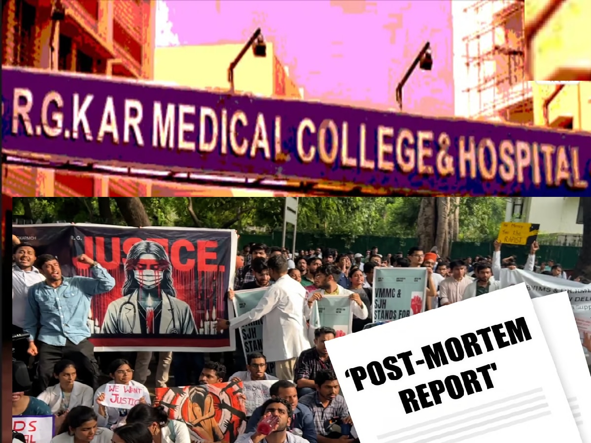 Kolkata Doctor Murder : पीडितेच्या डोक्यासह, चेहरा आणि गुप्तांगांवर 14 हून अधिक जखमा; अखेर धक्कादायक पोस्टमॉर्टम रिपोर्ट समोर  title=